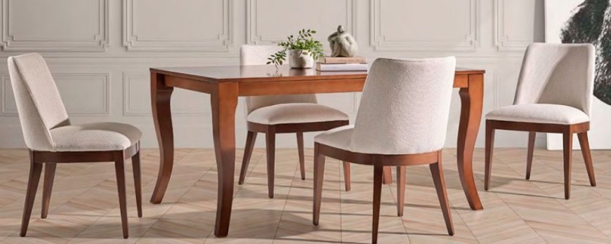 Sillas de comedor tapizadas: un plus de elegancia y comodidad